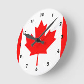 Kanada Runde Wanduhr (Winkel)