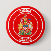 Kanada-RundEmblem Button (Vorderseite)