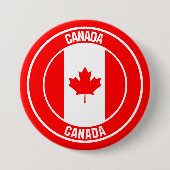 Kanada-RundEmblem Button (Vorderseite)