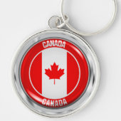 Kanada-RundEmblem Schlüsselanhänger (Vorne)