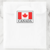 Kanada Runder Aufkleber (Tasche)