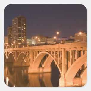 Kanada, Saskatchewan, Saskatoon:Rundweg Quadratischer Aufkleber