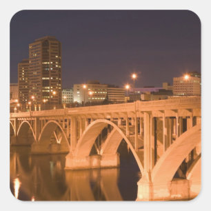 Kanada, Saskatchewan, Saskatoon:Rundweg Quadratischer Aufkleber