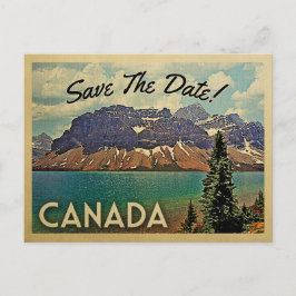 Kanada Save the Date Vintage Postkarten
