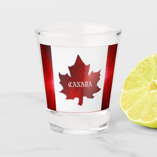 Kanada Schnapsglas (Vorderseite)