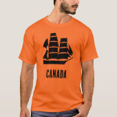 Kanada-Segelschiff T-Shirt (Vorderseite)