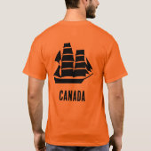 Kanada-Segelschiff T-Shirt (Rückseite)