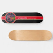 Kanada Seit 1867 Aurora Black Skateboard (Horizontal)