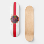 Kanada seit 1867 Aurora (Weiß) Skateboard (Vorderseite)