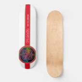 Kanada Seit 1867 Aurora White Skateboard (Vorderseite)