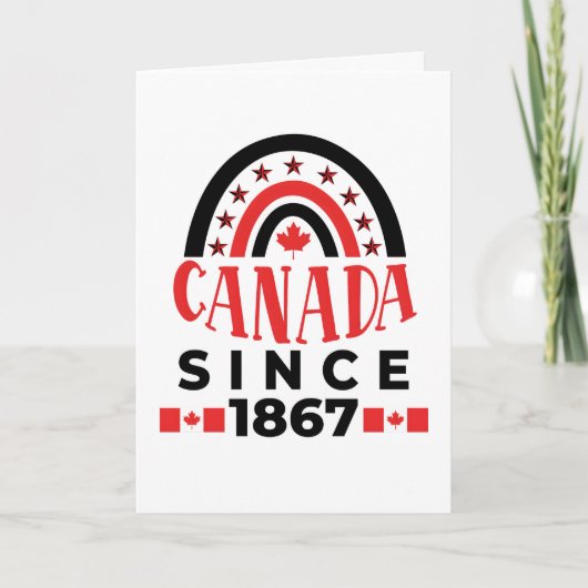 Kanada seit 1867 dankeskarte (Vorderseite)