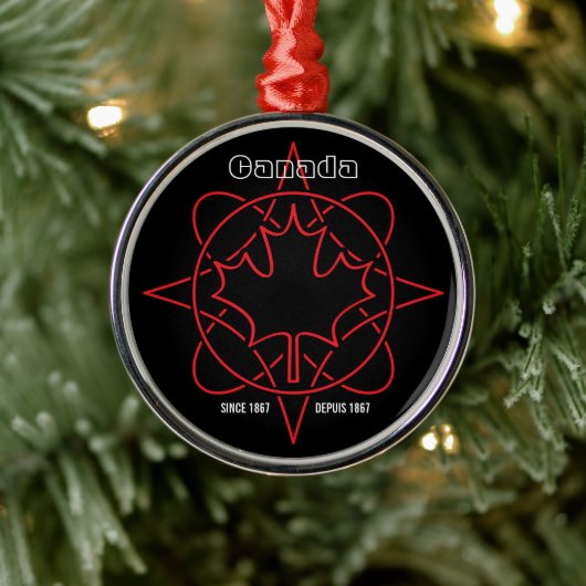 Kanada seit 1867 ornament aus metall (Baum)
