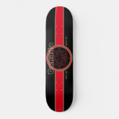 Kanada seit 1867 (Schwarz) Skateboard (Vorderseite)