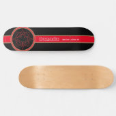 Kanada Seit 1867 Schwarzes Skateboard (Horizontal)