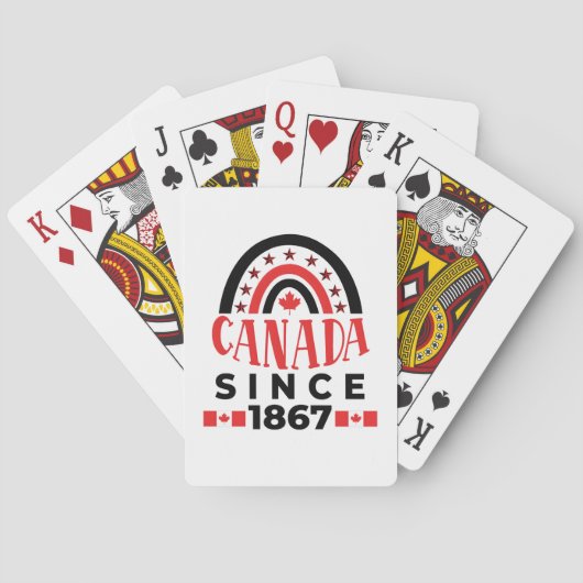 Kanada seit 1867 spielkarten (Rückseite)