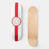 Kanada seit 1867 (Weiß) Skateboard (Vorderseite)