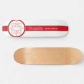 Kanada Seit 1867 Weißes Skateboard (Horizontal)