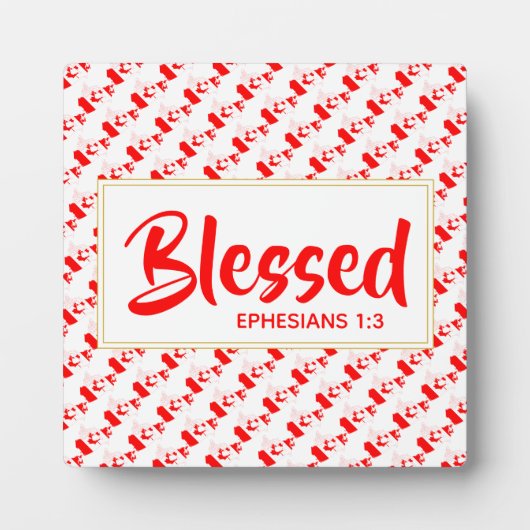 KANADA Selige Christliche Schrift Ephesians Fotoplatte (Vorderseite)