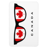 Kanada Shades benutzerdefinierte Text- und Farbmag Magnet (Vertikal)