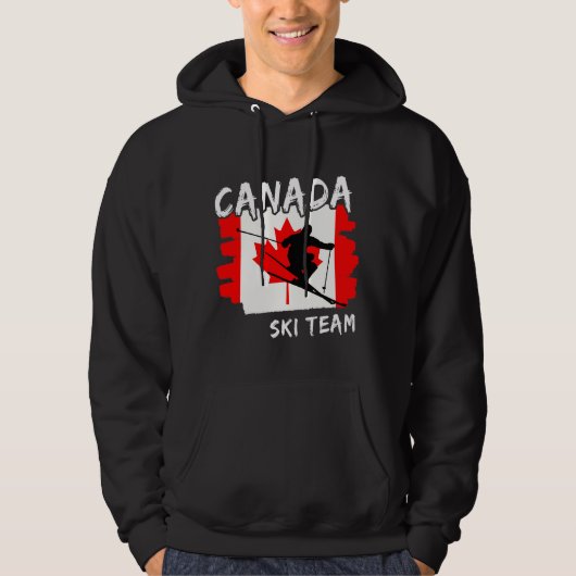 Kanada Ski Hoodie (Vorderseite)