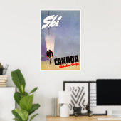 Kanada Ski Poster Reise Kunst Canadian Pacific (Heimbüro)