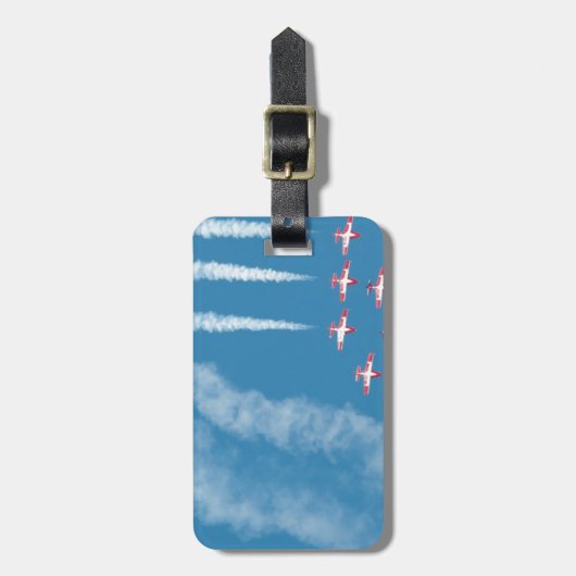 Kanada Snowbirds Gepäckanhänger (Vorderseite vertikal)