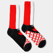 Kanada Socken, kanadische Flaggenfarben / Sport Socken (Rechts)