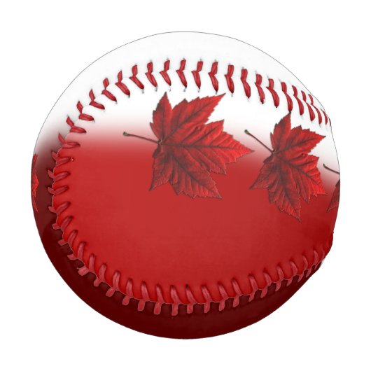 Kanada Souvenir Baseballs Canada Maple Leaf (Vorderseite Links)