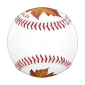 Kanada Souvenir Baseballs Herbst Gold (Rückseite)
