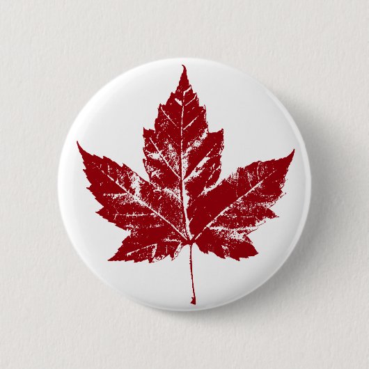 Kanada Souvenir Buttons Canada Flag Maple Leaf But (Vorderseite)