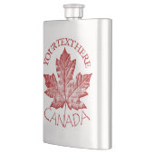Kanada-Souvenir-Flasche Benutzerdefinierte Kanada- Flachmann (Links)