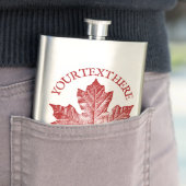 Kanada-Souvenir-Flasche Benutzerdefinierte Kanada- Flachmann (Beispiel)