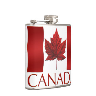 Kanada-Souvenir-Flasche Kanada-Flagge Trinkflasche Flachmann