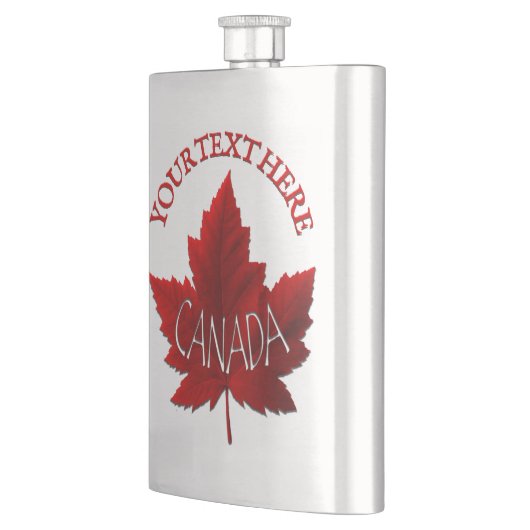 Kanada Souvenir Flask Custom Canada Drink Flask Flachmann (Links)