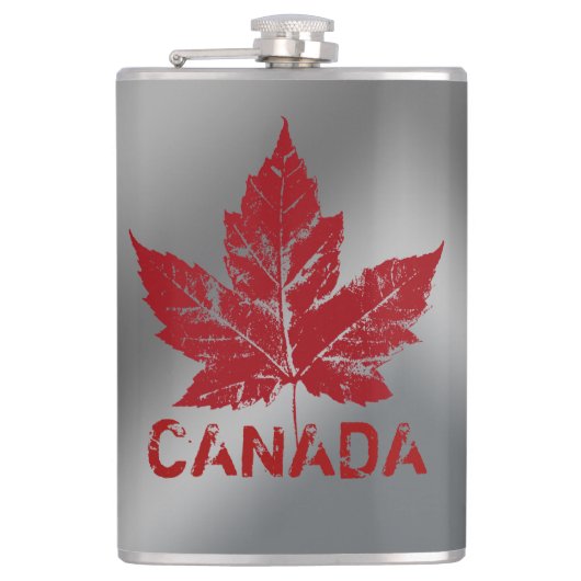 Kanada Souvenir Flask Custom Canada Drink Flask Flachmann (Vorderseite)