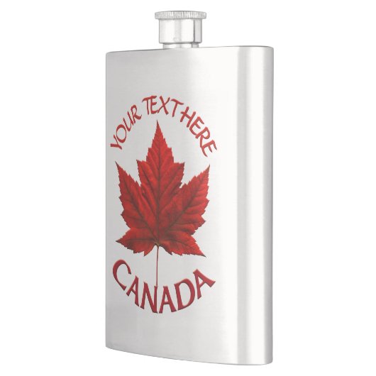 Kanada Souvenir Flask Custom Canada Drink Flask Flachmann (Links)