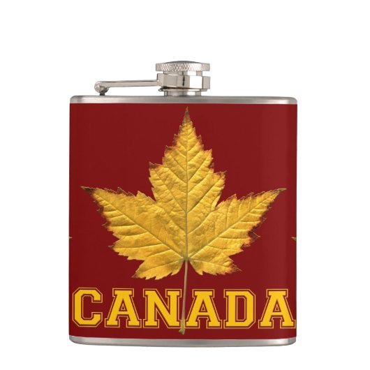 Kanada Souvenir Flask Custom Canada Drink Flask Flachmann (Vorderseite)