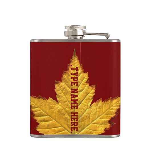Kanada Souvenir Flask Custom Canada Drink Flask Flachmann (Rückseite)