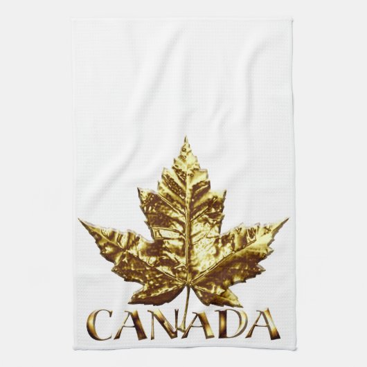 Kanada Souvenir Handtuch Gold Kanada Handtuch (Vertikal)