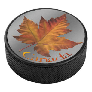 Kanada Souvenir Hockey Puck Herbst Gold