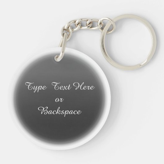 Kanada Souvenir Key Chain White Maple Leaf Schlüsselanhänger (Rückseite)