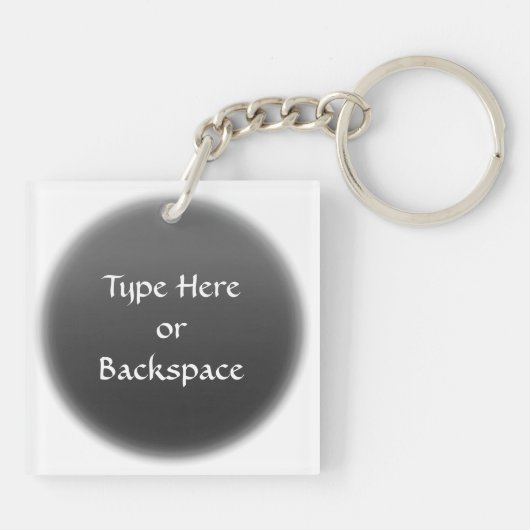 Kanada Souvenir Key Chain White Maple Leaf Schlüsselanhänger (Rückseite)