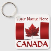 Kanada Souvenir Key Chains Canada Flaggen Schlüsse Schlüsselanhänger (Vorderseite)