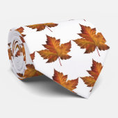 Kanada Souvenir Krawatte Fun Gold Canada Maple Lea (Gerollt)