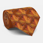 Kanada Souvenir Krawatte Fun Gold Canada Maple Lea (Gerollt)