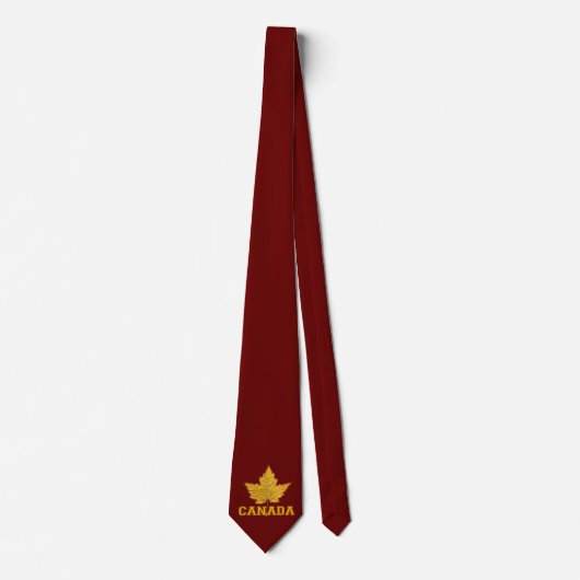 Kanada Souvenir Krawatte Fun Kanada Maple Leaf Kra (Vorderseite)