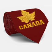 Kanada Souvenir Krawatte Fun Kanada Maple Leaf Kra (Gerollt)