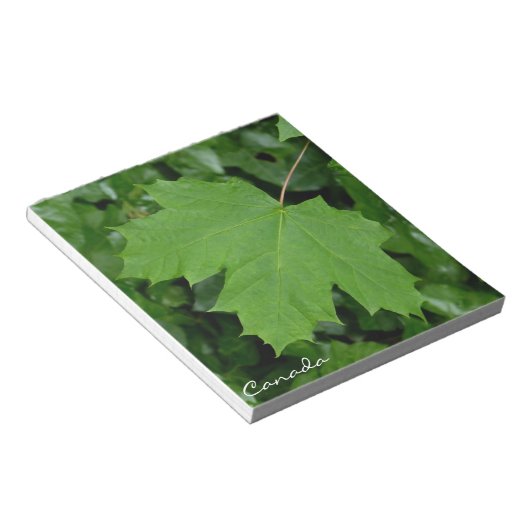 Kanada Souvenir Notepad Canada Maple Leaf Geschenk Notizblock (angewinkelt)