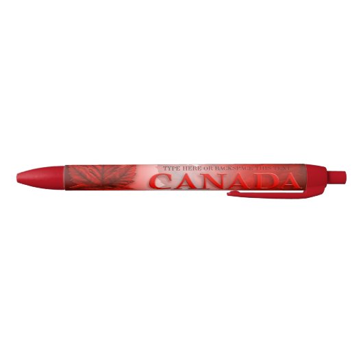 Kanada Souvenir Pens Canada Mapsse Leaf Pen Custom Kugelschreiber (Unterseite)