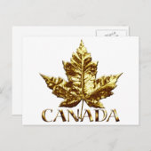 Kanada Souvenir Postkarten Kanada Flaggenkarten (Vorne/Hinten)